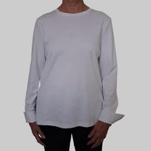 Charger l'image dans la galerie, YAYA Long Sleeve Jersey Top with Cuffs White
