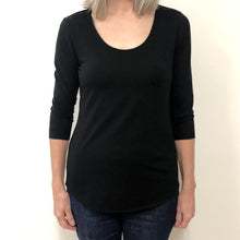 Load image into Gallery viewer, Dominique Tee  3/4 sleeve Tencel Jersey
