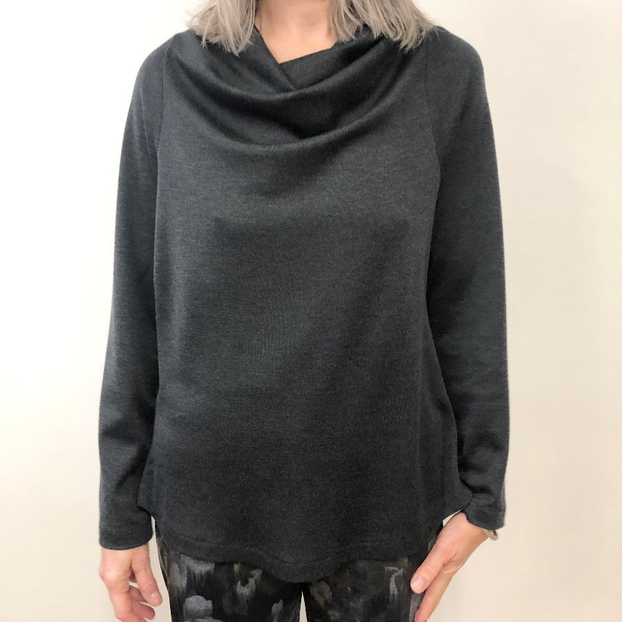 Rae top in cashmere blend jersey