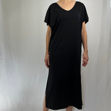Load image into Gallery viewer, Tatiana Dress LW Ponte Black
