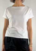 Load image into Gallery viewer, Sage Tee Tencel Jersey White
