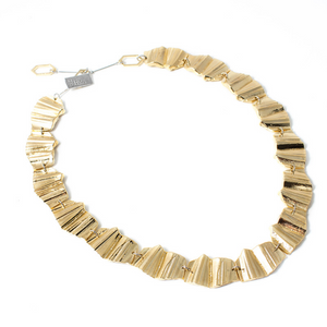 New York Necklace Matte Gold by Anne Marie Chagnon