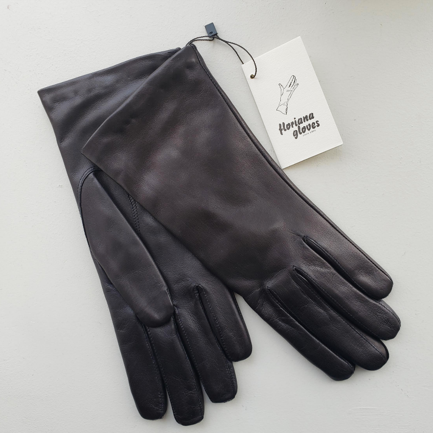 Italian Leather Gloves Black