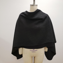 Load image into Gallery viewer, Bodywrap Black Boucle Wool
