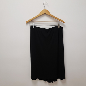 Tabia Skirt Black Matte Jersey