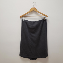 Load image into Gallery viewer, Tabia Skirt Grey Wool Blend
