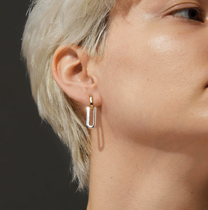 Teeni Detachable Link Earring Two-Tone